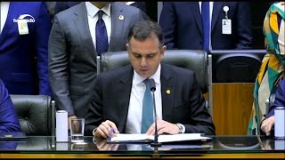 Posse presidencial Pacheco usa discurso para pedir pacificação [upl. by Savick]