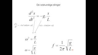 Trillingen 5 De wiskundige slinger [upl. by Juta]