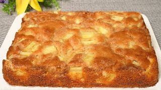 Kuchen in 5 Minuten Der berühmte Apfelkuchen der in ihrem Mund schmilzt Einfach und lecker [upl. by Kilam]