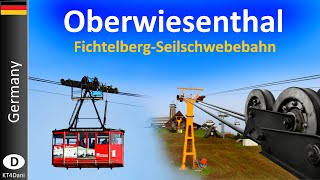 OBERWIESENTHAL ROPEWAY  Fichtelberg Schwebebahn 2017 [upl. by Ellenwad]