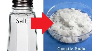 Making Sodium Hydroxide Lye From Salt [upl. by Lanuk325]