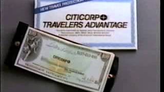 Citicorp travelers checks  commercial from 1984 [upl. by Barbour]