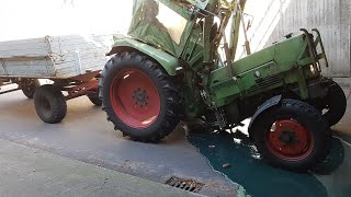 Frontlader Belastungstest  Baas Frontlader  Unfall  Fendt Farmer 4s [upl. by Mallin299]