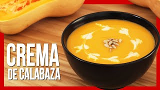 😋 Cómo Hacer CREMA DE CALABAZA Casera ► Recetas con Calabaza [upl. by Orabelle]