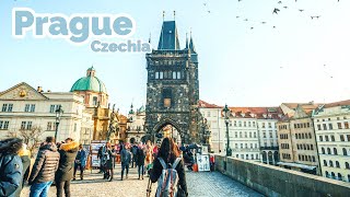 Prague Czechia 🇨🇿  Europes Most Beautiful City  4k HDR 60fps Walking Tour ▶132min [upl. by Simone84]