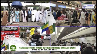 Départ Dakar Larrivée des Pèlerins de La Caravane Mayumba Sur Les Traces de Cheikh Ahmadou Bamba2024 [upl. by Arabella]