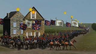 Scourge of War Waterloo multiplayer battle with 80000 men on the field [upl. by Esiuolyram630]