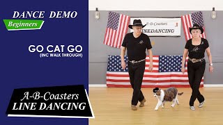 GO CAT GO  Line Dance Demo amp Walk Through [upl. by Vargas]