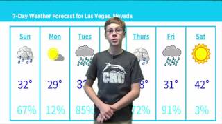 Weather Center Live Forecast  6th Grade School Film Project [upl. by Andrien]