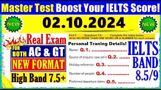 IELTS LISTENING PRACTICE TEST 2024 WITH ANSWERS  02102024 [upl. by Corbie]