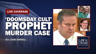 WATCH LIVE ‘Doomsday Cult’ Prophet Murder Trial — ID v Chad Daybell  Hearing [upl. by Gonagle]