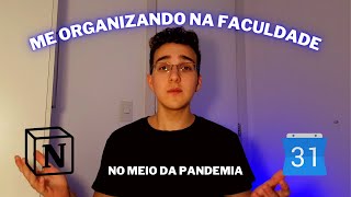 Meu sistema de ORGANIZAÃ‡ÃƒO de estudos na FACULDADE de direito  NOTION  Google Calendar [upl. by Neeven]