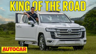 Toyota Land Cruiser LC 300 review  King of the road  First Drive  Autocar India [upl. by Boaten832]