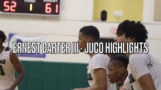 Ernest Carter III  60 Point Guard 20232024 JUCO Basketball Highlights [upl. by Any]