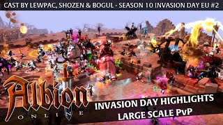 🛡️ Albion Online  EU 2 Invasion Day Highlights  Season 10  Casted by Lewpac Shozen amp Bogul [upl. by Snoddy]