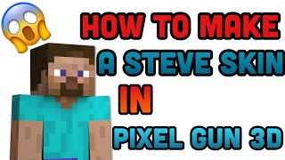 How to make a Steve skin in Pg3d 😱 [upl. by Dong]