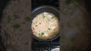 Making a vegetarian ramen with Napa cabbage [upl. by Dosh676]