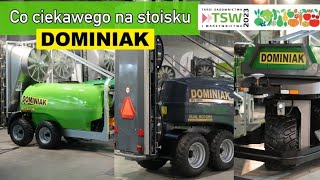 Opryskiwacz DOMINIAK  nowa beczka 3000 l komputer kolumna kosiarka  Targi TSW 2023 [upl. by Eiuqnimod]