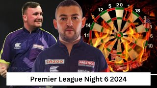 🎯LIVELuke Littler vs Nathan Aspinall Premier League Night 6 Darts Championship 2024 Live score [upl. by Naujahs625]