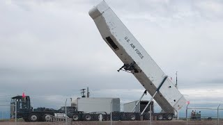 US Army TestLaunches Minuteman III ICBM [upl. by Nahtnaoj599]