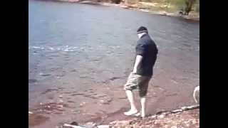 Guy gets eaten alive by crocodile while retrieving fishing tacklenot [upl. by Llacam]