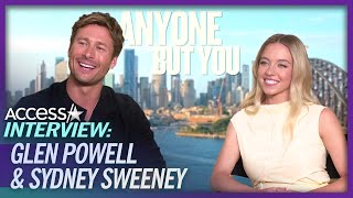 Sydney Sweeney Roasts Glen Powell Over Anyone But You Nude Scene [upl. by Eirellam]