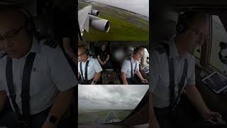 B727 manual landing Watch a real pilot work [upl. by Alcine889]