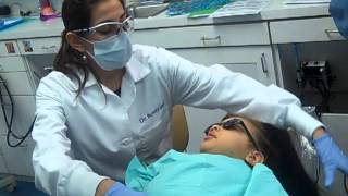 Nathalia gets here teeth examined by Dr Rosenfeld pediatric dentist [upl. by O'Donovan]