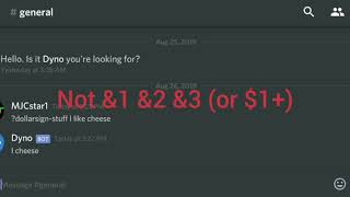 Dyno Bot Custom Commands  Part 2 [upl. by Annil181]