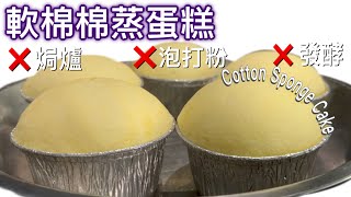 軟綿綿蒸蛋糕｜即做即蒸｜只需五樣常用材料｜免焗爐、免泡打粉、免發酵｜Recipe of Cotton Sponge Cake Steaming the cake Healthy food廚娘 [upl. by Stoll]