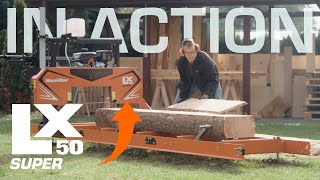 LX50SUPER Portable Sawmill in Action  WoodMizer [upl. by Eenttirb]