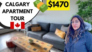 Part 1  CALGARY APARTMENT TOUR 20222023  What 1470 gets you in Downtown Calgary  Hindi Vlog [upl. by Suravaj]