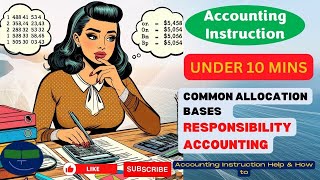 Common Allocation Bases Responsibility Accounting [upl. by Adnulahs]