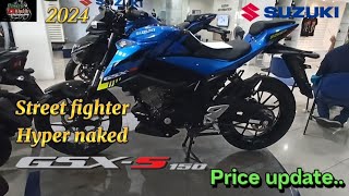 2024 Best street naked bike Ng Suzuki GSX S150 Quick reviewPrice update [upl. by Akoek]