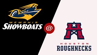 Houston Roughnecks vs Memphins Showboats Live Reaction and Play by Play Commentary [upl. by Eiggem928]