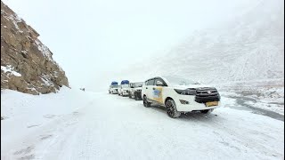 Winter Spiti 2023 Ep 04  Spiti me Snowfall Ho Gai  Tabo to Kaza Himachal Pradesh [upl. by Doble]