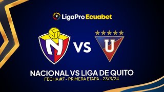 El Nacional VS Liga de Quito  Fecha 7 1ra Etapa LIGA PRO ECUABET ROBLOX [upl. by Ahseiyk]