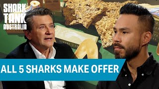 Rollercoaster Pitch All 5 Sharks Make An Offer To Stryda Entrepreneur  Shark Tank Australia [upl. by Ludie]