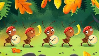 The Ants Go Marching  The Little Nursery Rhyme For Kids  The Little Engine Rhymes [upl. by Sivel]