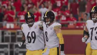 Steelers vs Chiefs Madden 23 Gameplay [upl. by Siron432]