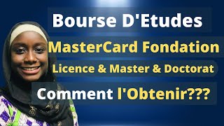 Bourse détude Mastercard  Licence  Master  Doctorat [upl. by Azirb844]