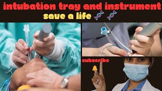 HOW to Use Laryngoscope while Intubating patientWHAT Are The Intubation Instrument [upl. by Aratahc978]