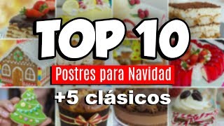 TOP 10 POSTRES PARA NAVIDAD  5 IMPRESCINDIBLES  Quiero Cupcakes [upl. by Luapnhoj]