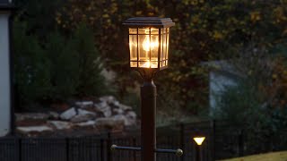 Grand Prairie Bulb Solar Light – WallPier3” Fitter Mounts  Solar Lights for Any Outdoor Setting [upl. by Jordison]