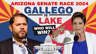 quotArizona Senate Race 2024 Gallego vs Lake – Who Will Winquot [upl. by Merkle]