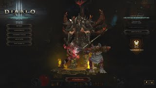 Diablo 3 277 PTR Season 30 TEST 2 Minutes GR 115 Speeds Rend WW BarbSolo Mode [upl. by Noremmac]