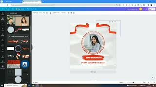 Tutorial Membuat Twibbon dengan Canva [upl. by Assenab355]