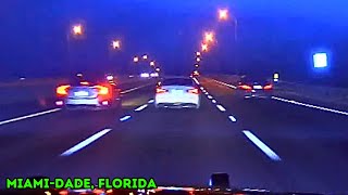 FHP Pursuit on I95 in Miami Ends with One Dead [upl. by Egiap768]