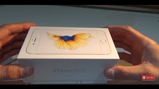 NEW IPHONE 6s GOLD 64GB UNBOXING [upl. by Avahc]