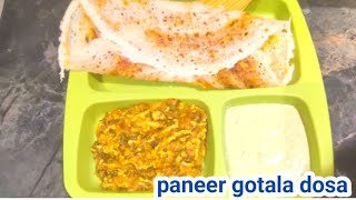 Mumbai ka famous paneer cheese gotala dosa recipe cheese gotalo [upl. by Crudden926]